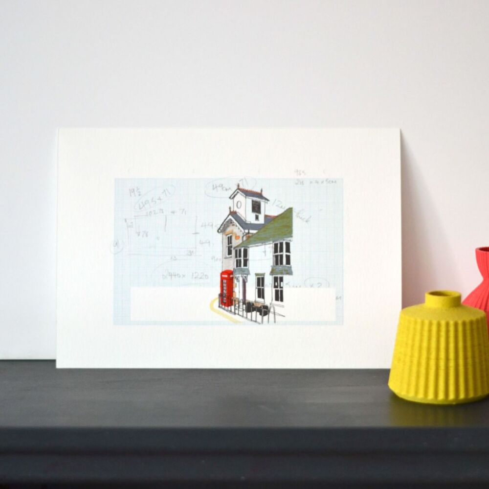 Mousehole Harbour, N Cliff, Art Print
