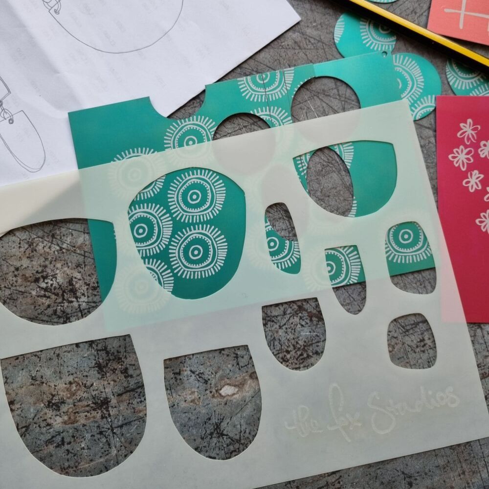 Pendant Template Stencil
