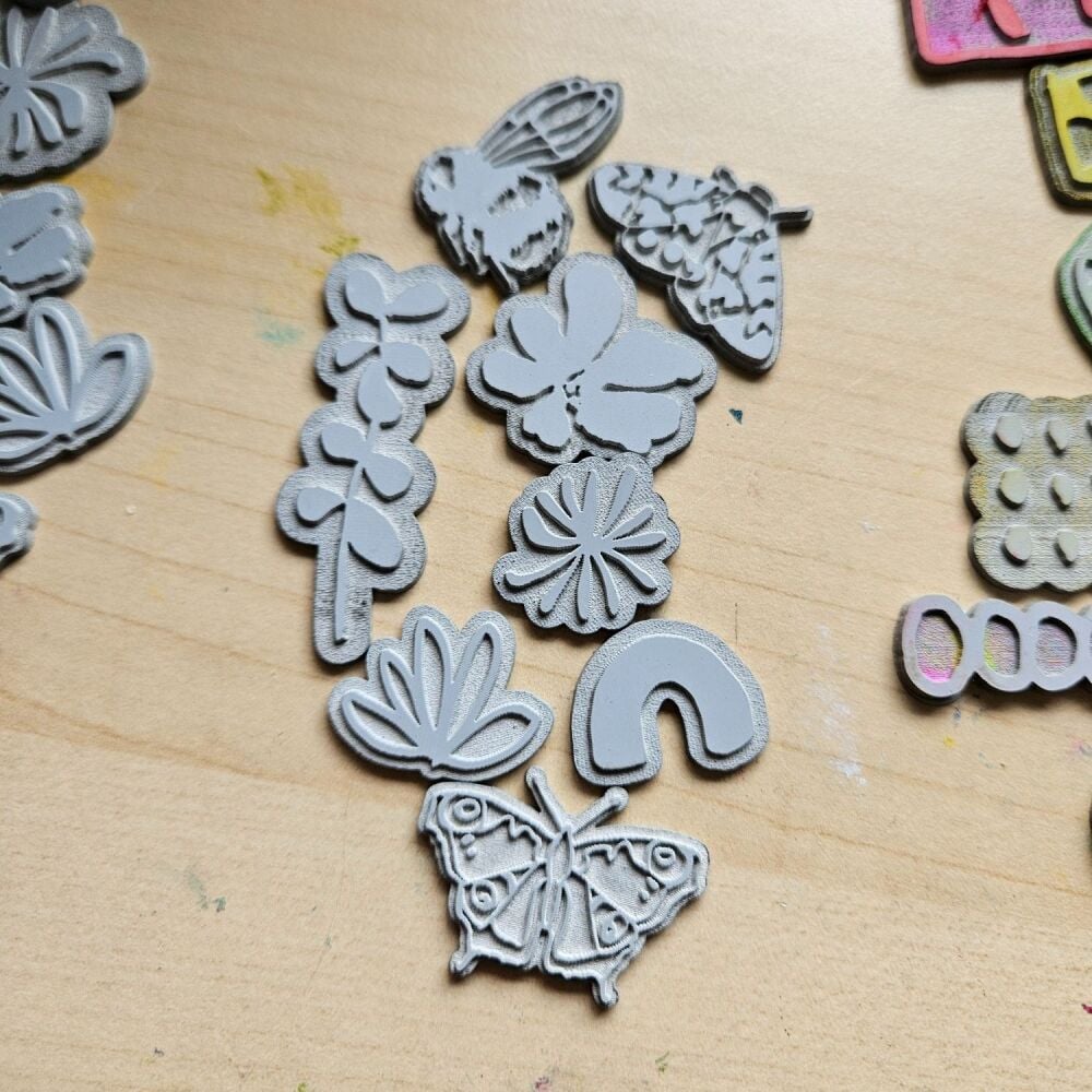 Assorted Rubber Stamps