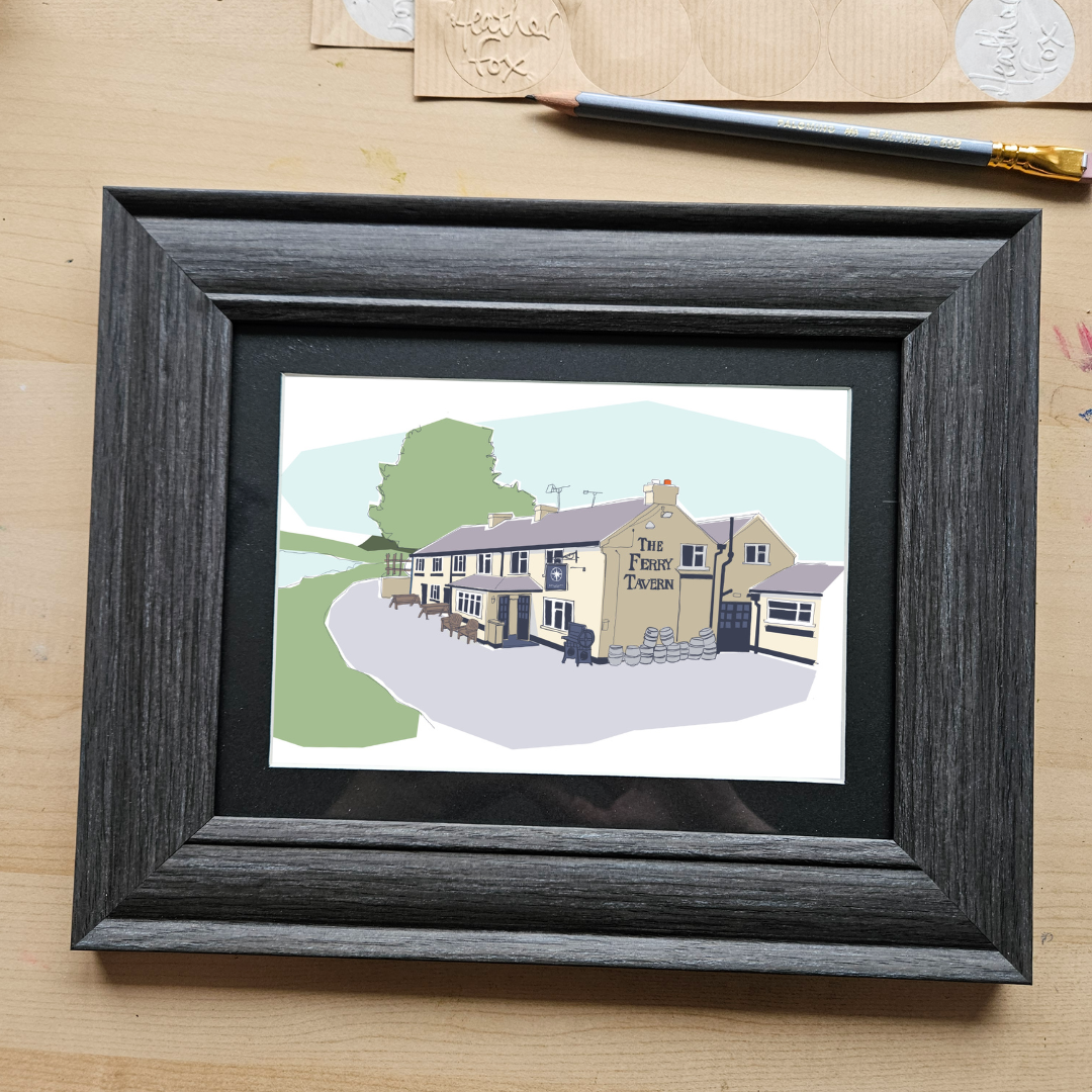 New for 2025 - The Ferry Tavern, Penketh – Art Print