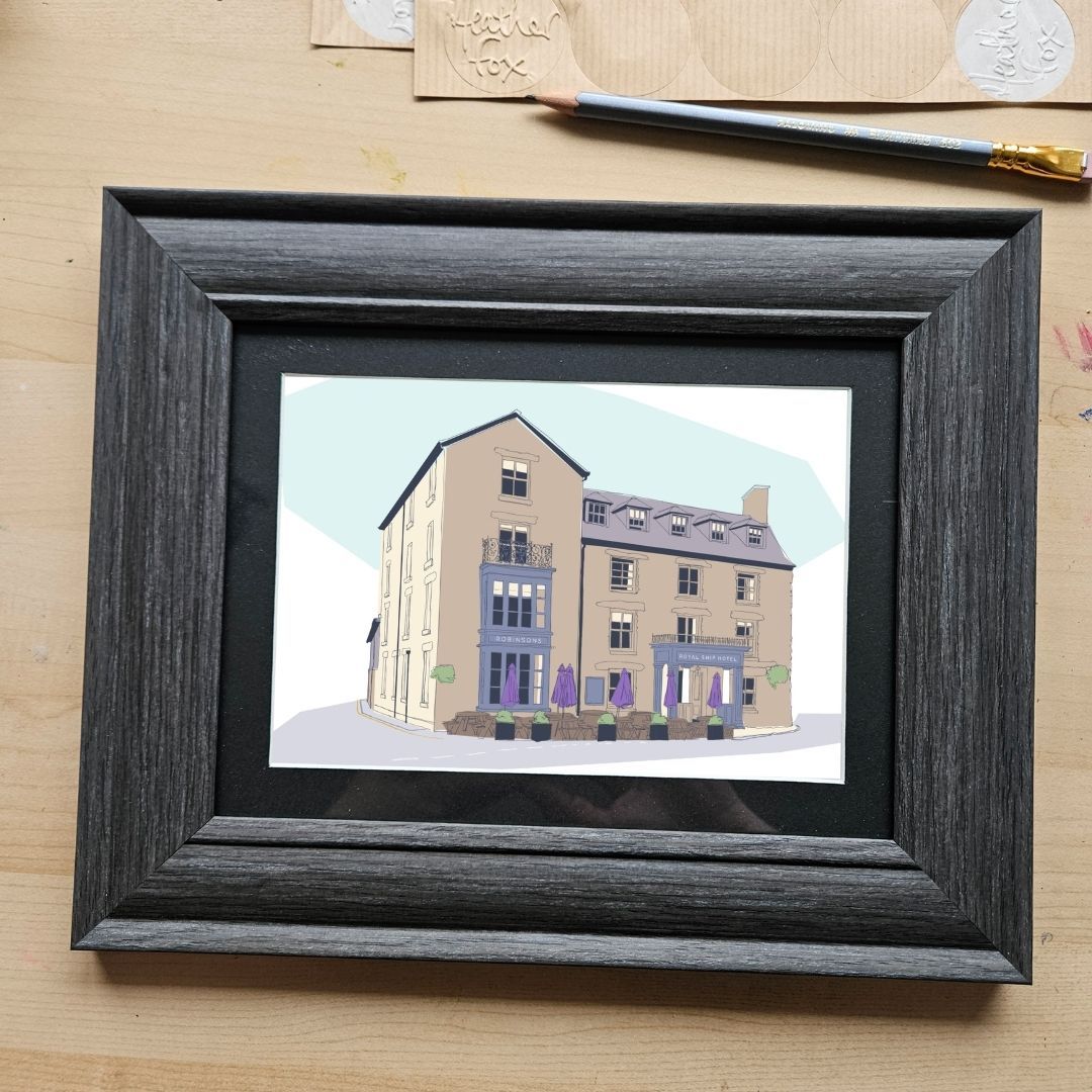 Royal Ship Inn, Dolgellau Art Print
