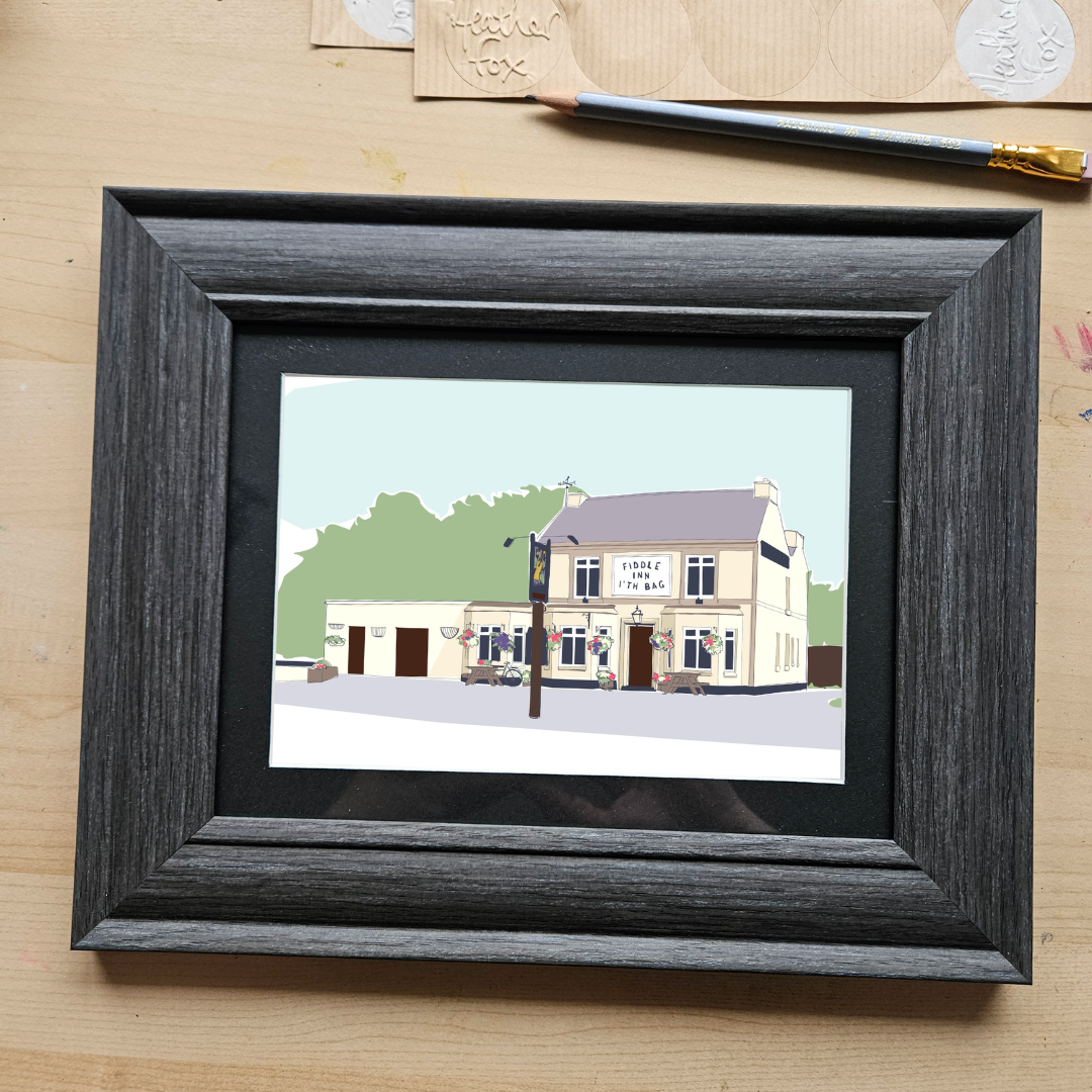 New for 2025 - Fiddle I'th Bag – Art Print