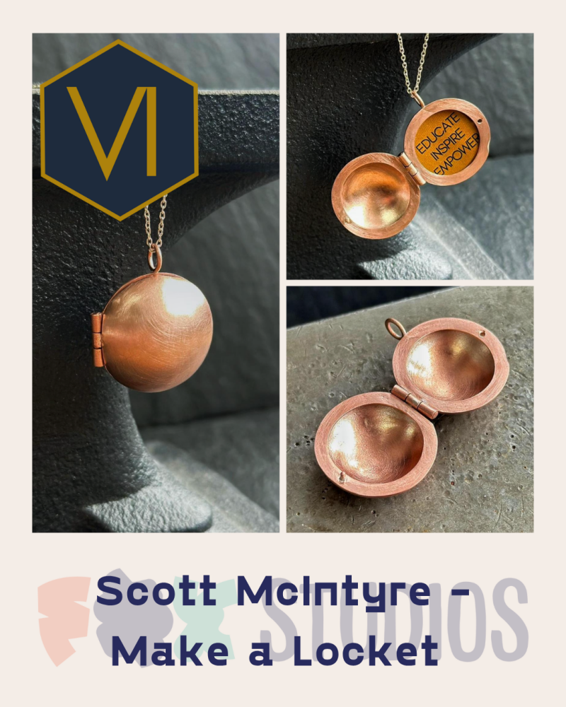Scott McIntyre - Make a Locket pendant - 16th & 17th May 2026