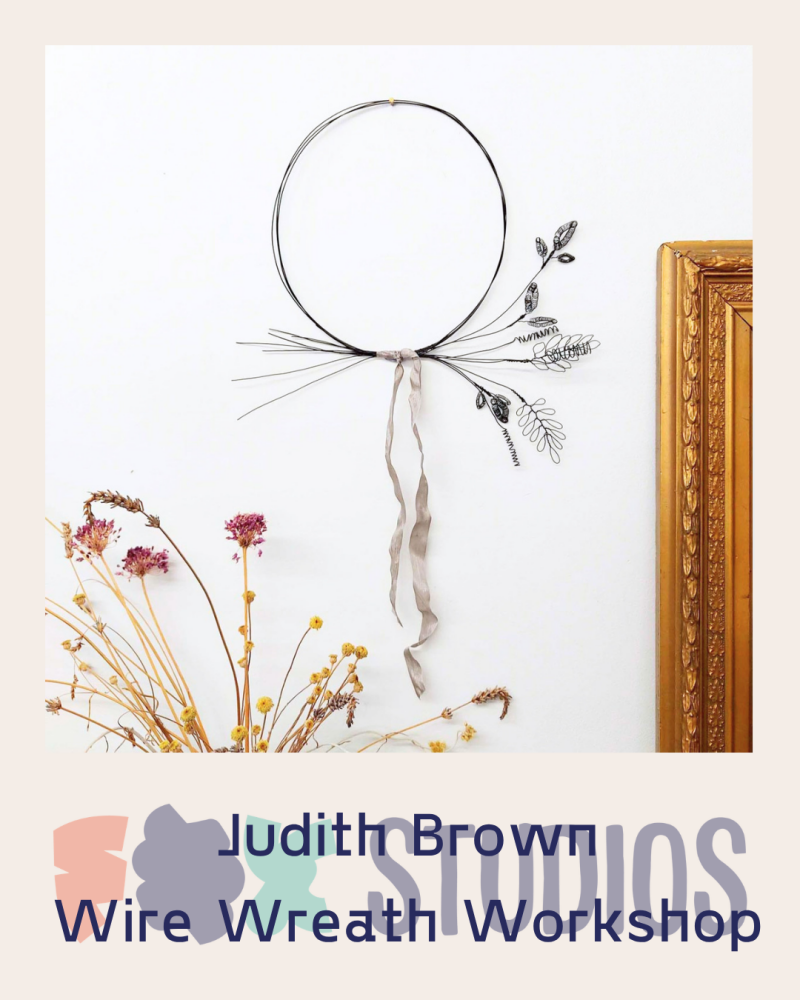 Wildflower inspired wire wreath workshop with Judith Brown - 7th Nov 2026