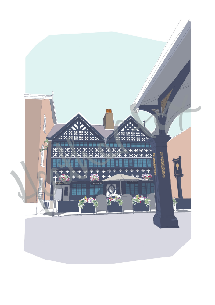 The Barley Mow, Warrington - Art Print