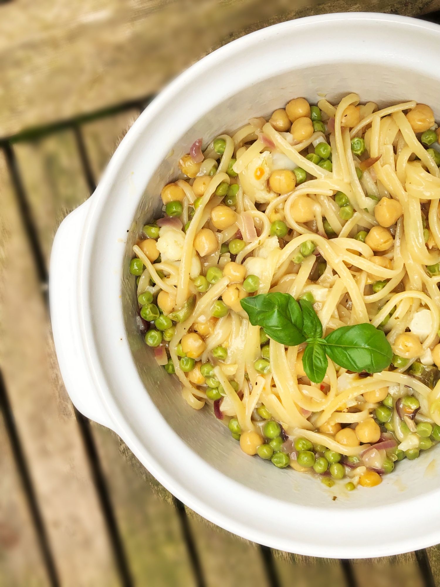 Lemon and Vegetable pasta