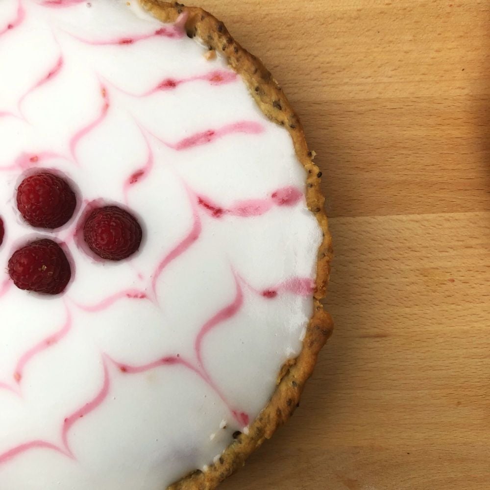 Raspberry Bakewell Tart