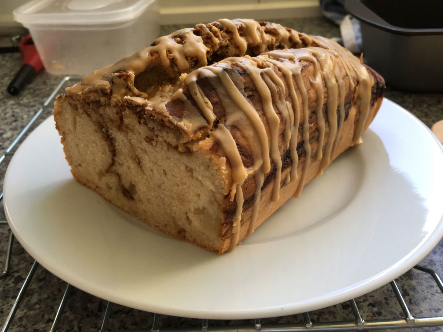Marbled Coffee Loaf Cake