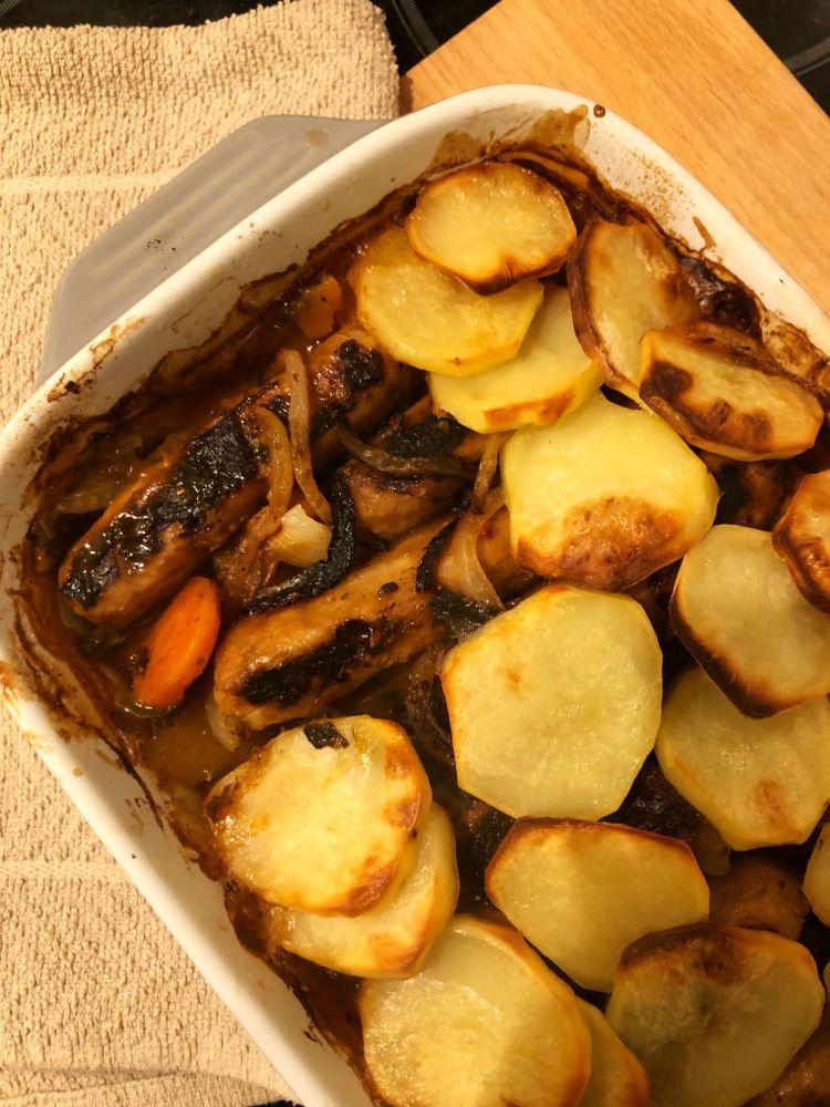 sausage hotpot