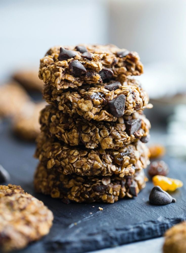 banana oat cookies