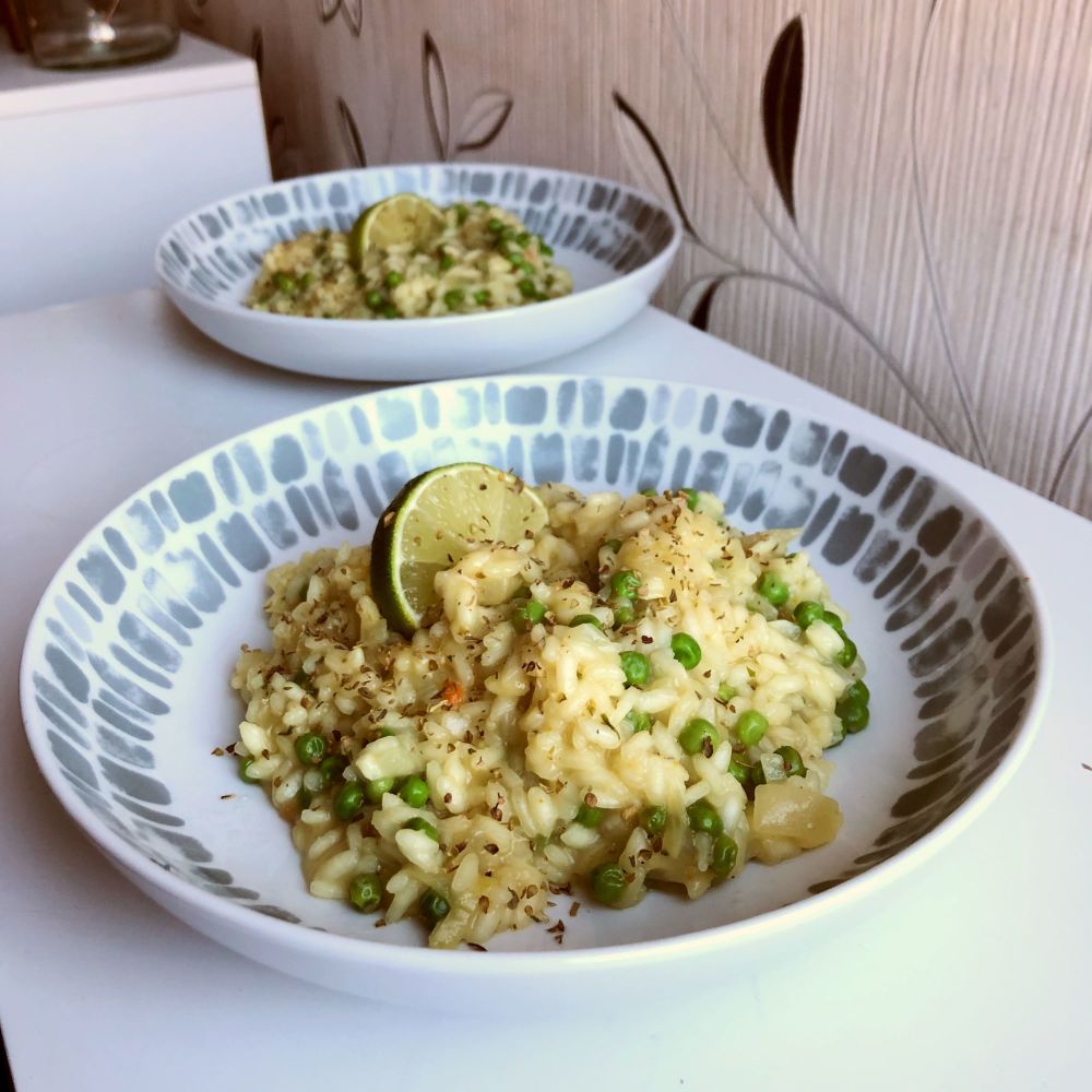 Lime and Pea Risotto