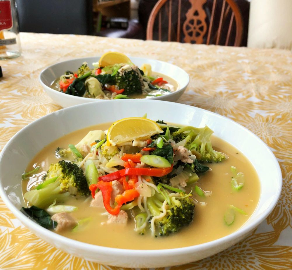 Thai noodle soup