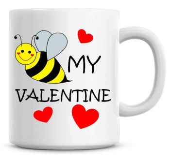 Cute Valentines BEE My Valentine Coffee Mug