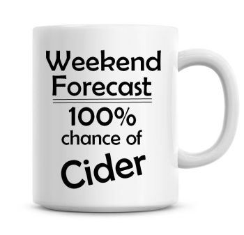 Weekend Forecast 100% Chance of Cider