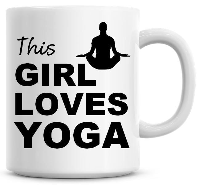 This Girl Loves Yoga Coffee Mug
