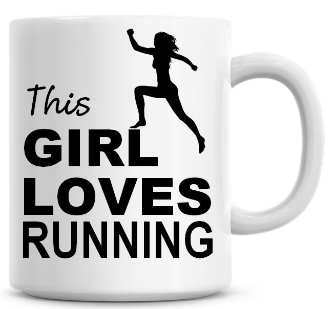 This Girl Loves Running Coffee Mug