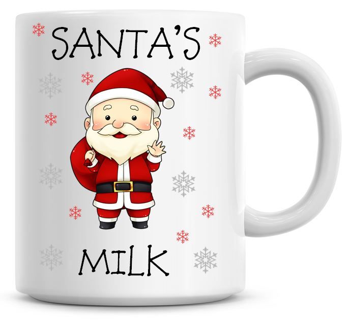 Personalised Named Merry Christmas Santa Coffee Mug