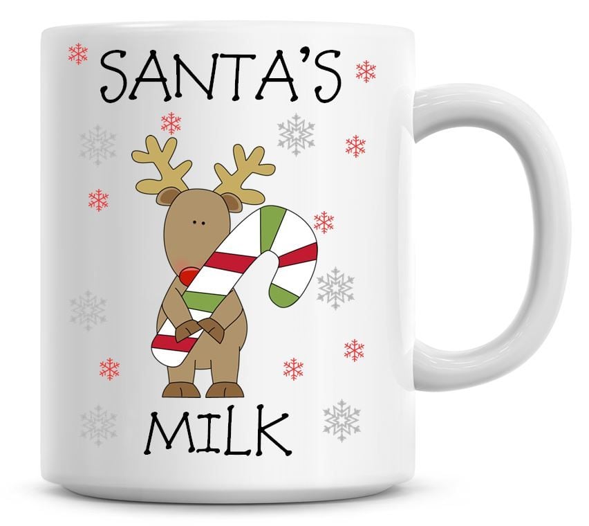 Personalised Named Merry Christmas Reindeer Coffee Mug
