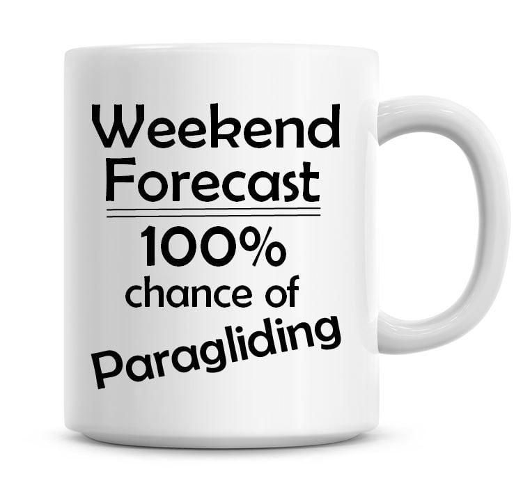 Weekend Forecast 100% Chance of Paragliding
