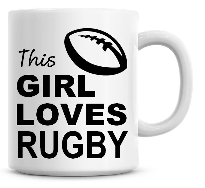 This Girl Loves Rugby Coffee Mug