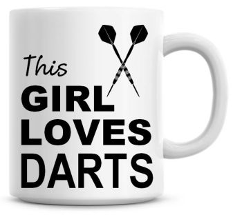 This Girl Loves Darts Coffee Mug