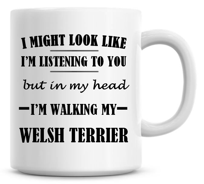 I Might Look Like I'm Listening To You But In My Head I'm Walking My Welsh 