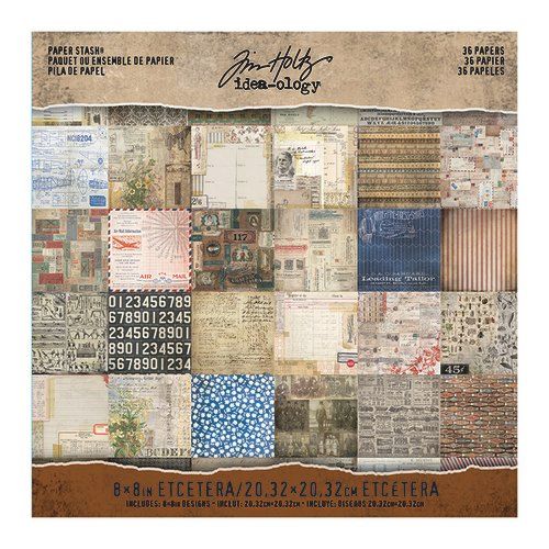 idea-ology 8x8 paper pad by Tim Holtz : Etcetera : TH93551