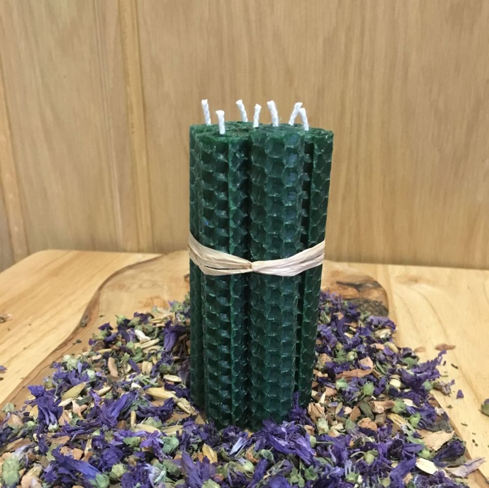 Forest Green Spell Candles