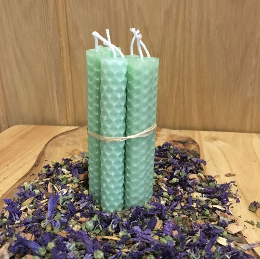Mint Green Spell Candles