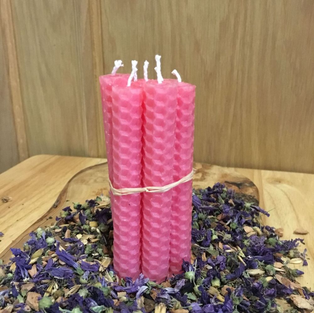 Rose Pink Spell Candles