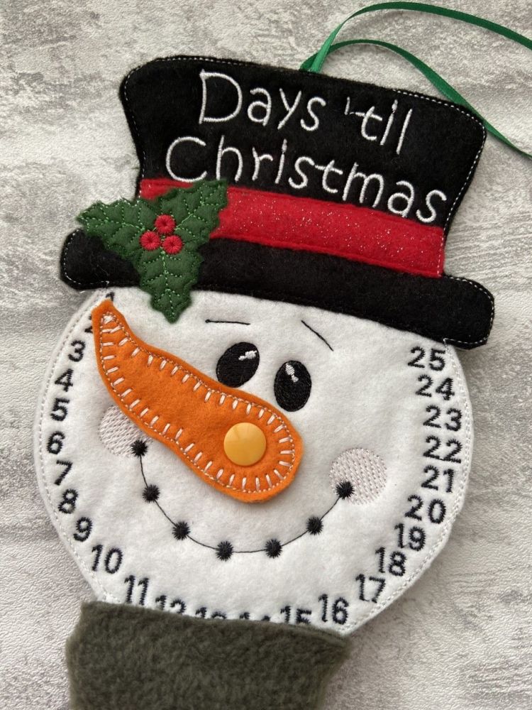 Snowman Advent calendar  free postage for UK
