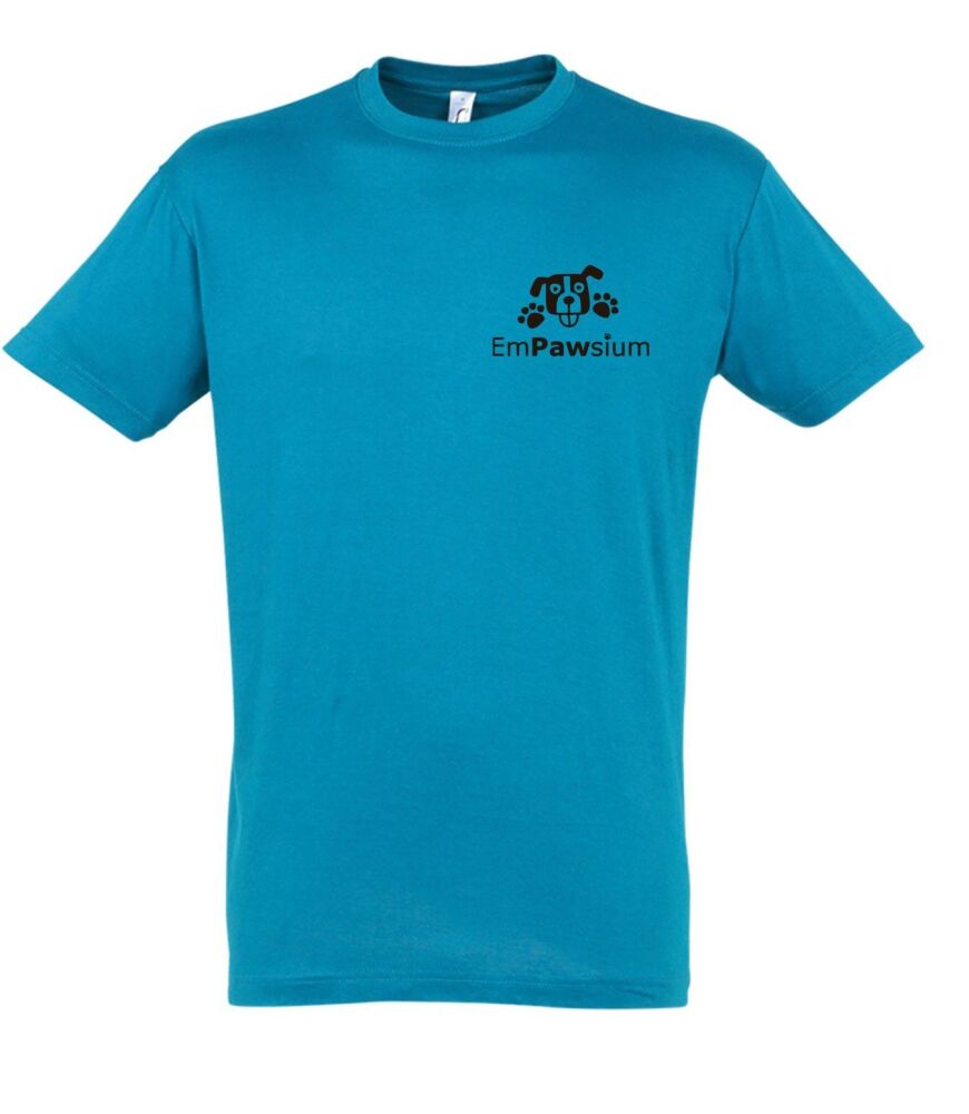 EmPawsium unisex/men's t-shirt AQUA