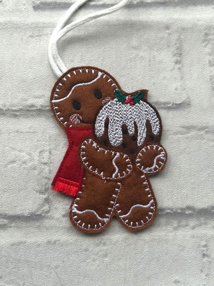 Figgy pudding | Christmas pudding gingerbread hanging gift