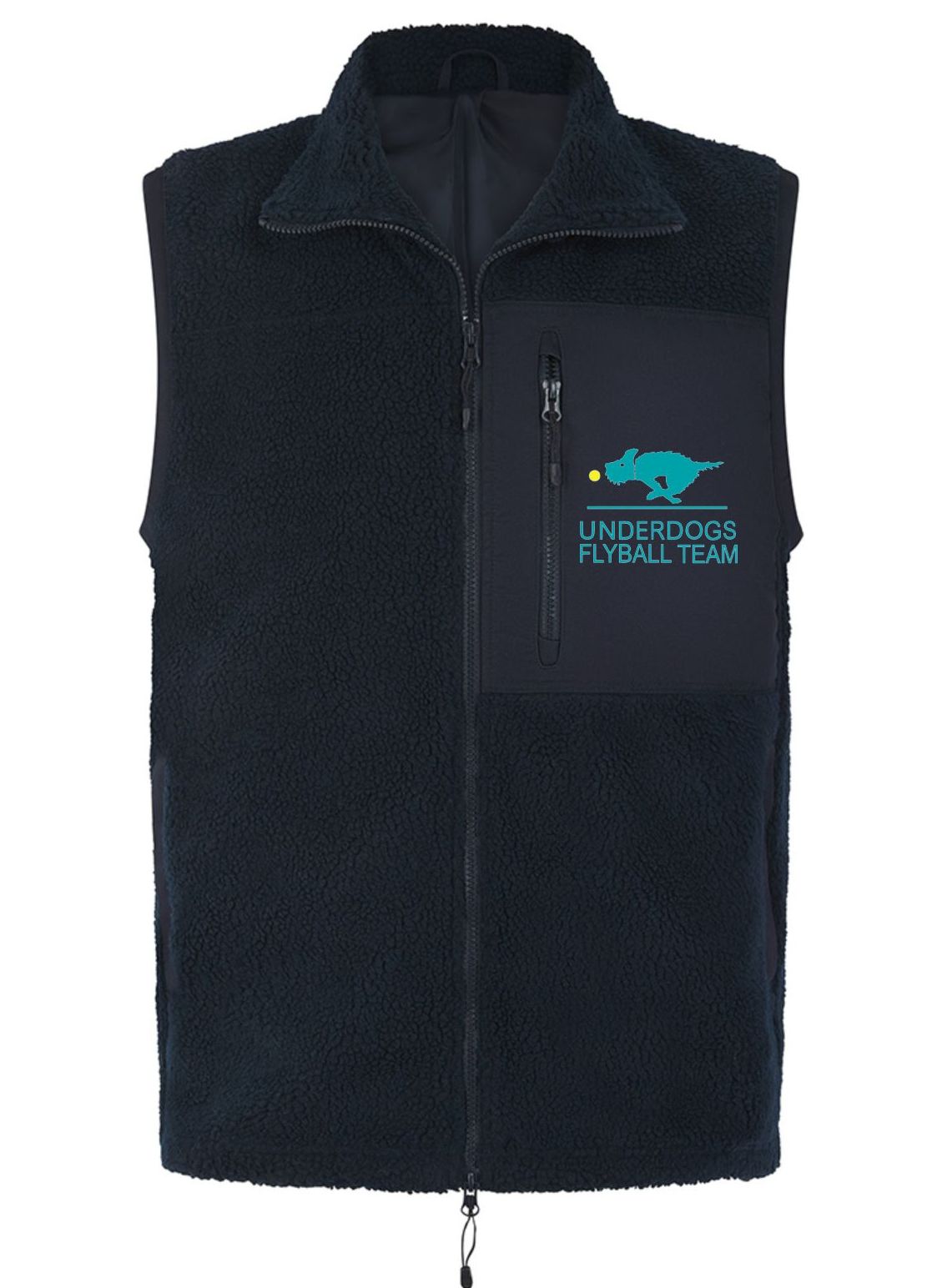 Underdogs sherpa fleece gilet