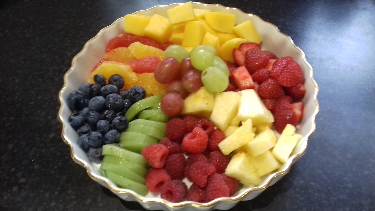 Fresh Fruit Salad Breakfast