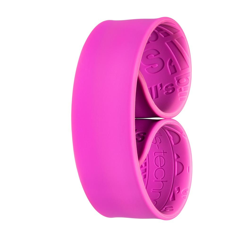Bills Watches: Addict Collection - Addict Unicolour Slap Bands - Rose Electrique , MOQ 3 units at £3.00 per unit