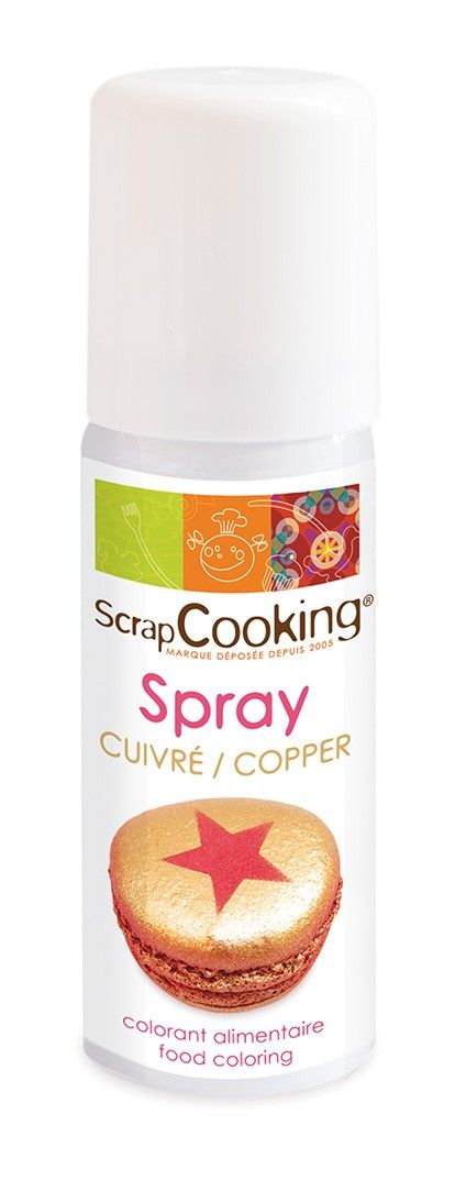 Scrap Cooking: Spray dye bomb copper 50ml. MOQ 8 Units @ £7.37 per unit 4025