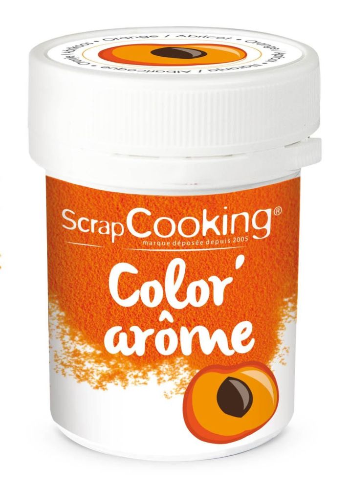 Scrap Cooking: Color'arôme orange / apricot 10g. MOQ 9 Units @ £2.89 per unit 4060