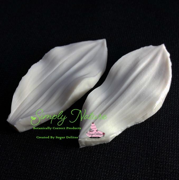 Authentic Veiners and Cutters Dahlia White Ball Petal