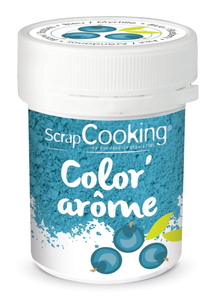 Scrap Cooking: Color'arôme blue / blueberry 10g. MOQ 9 Units @ £2.89 per unit 4062