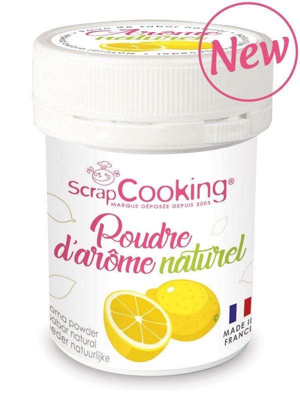 Scrap Cooking: Natural Aroma Powder Lemon. MOQ 6 Units @ £3.03 per unit 4442