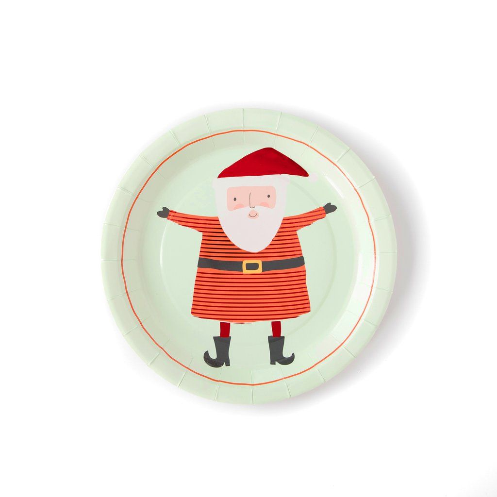 My Mind's Eye Holiday Santa Plate. 3 Units.