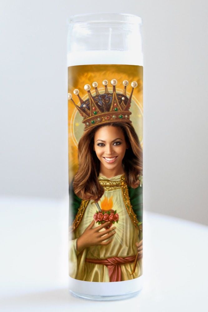 Illuminidol Celebrity Prayer Candle: BEYONCÉ (Crown)