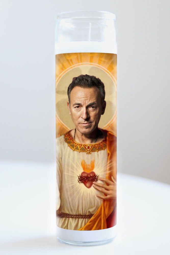 Illuminidol Celebrity Prayer Candle: BRUCE SPRINGSTEEN