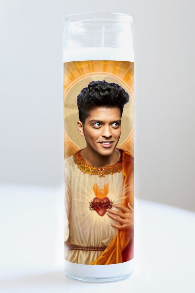 Illuminidol Celebrity Prayer Candle: BRUNO MARS