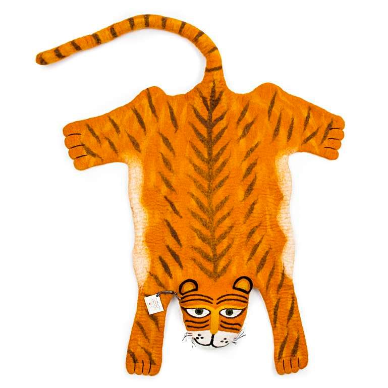 Sew Heart Felt: Raj the Tiger Rug