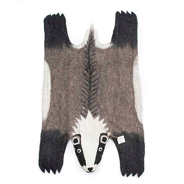 Sew Heart Felt: Super Sized Billie Badger Rug
