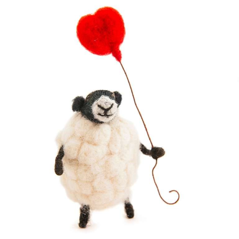 Sew Heart Felt: Sheply Sheep with Heart Balloon
