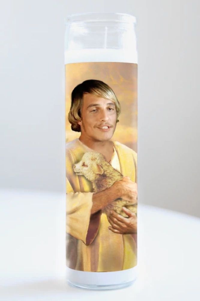  Celebrity Prayer Candle: MATTHEW MCCONAUGHEY (Dazed and Confused)