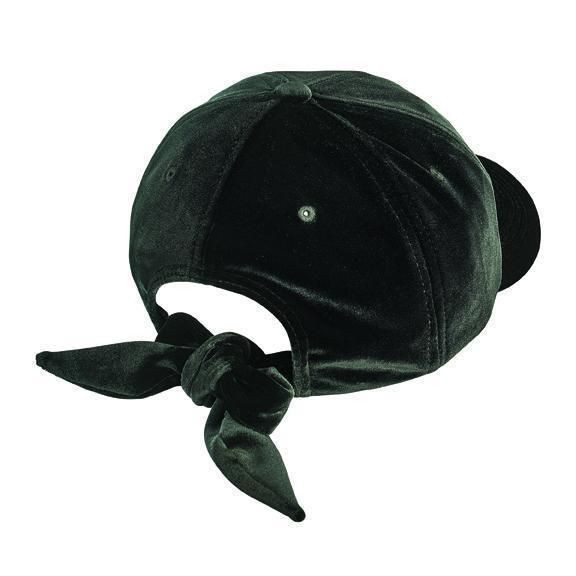 San Diego Hat Company: WOMEN'S SOLID VELVET BALL CAP